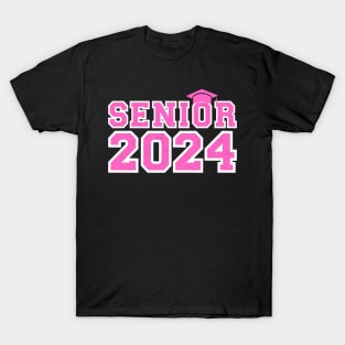 Gift 2024 College Senior High School Senior 2024 Graduate Gift for Her T-Shirt